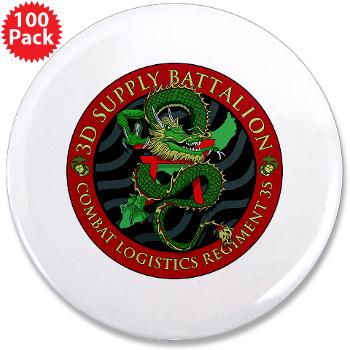 3SB - M01 - 01 - 3rd Supply Battalion - 3.5" Button (100 pack) - Click Image to Close